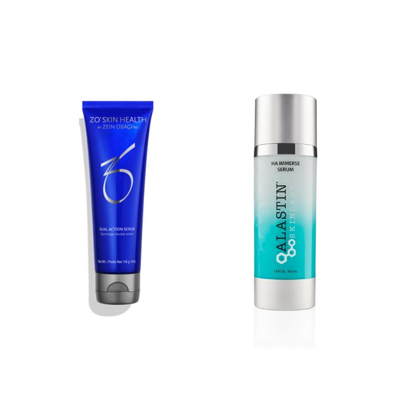 🎁 🎁  GWP ZO Skin Health | ⁠Dual Action Scrub 58g + Alastin HA Immerse Serum 15ml (100% off)