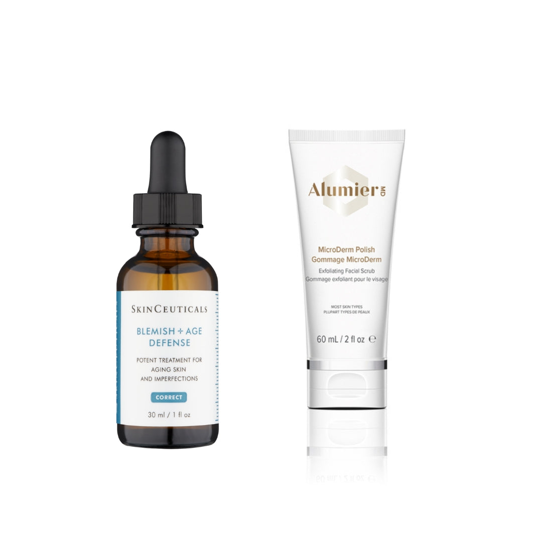 (GWP) SkinCeuticals | Blemish and Age Defense Serum (15ml) + Alumier MD | MicroDerm Polish (15ml)