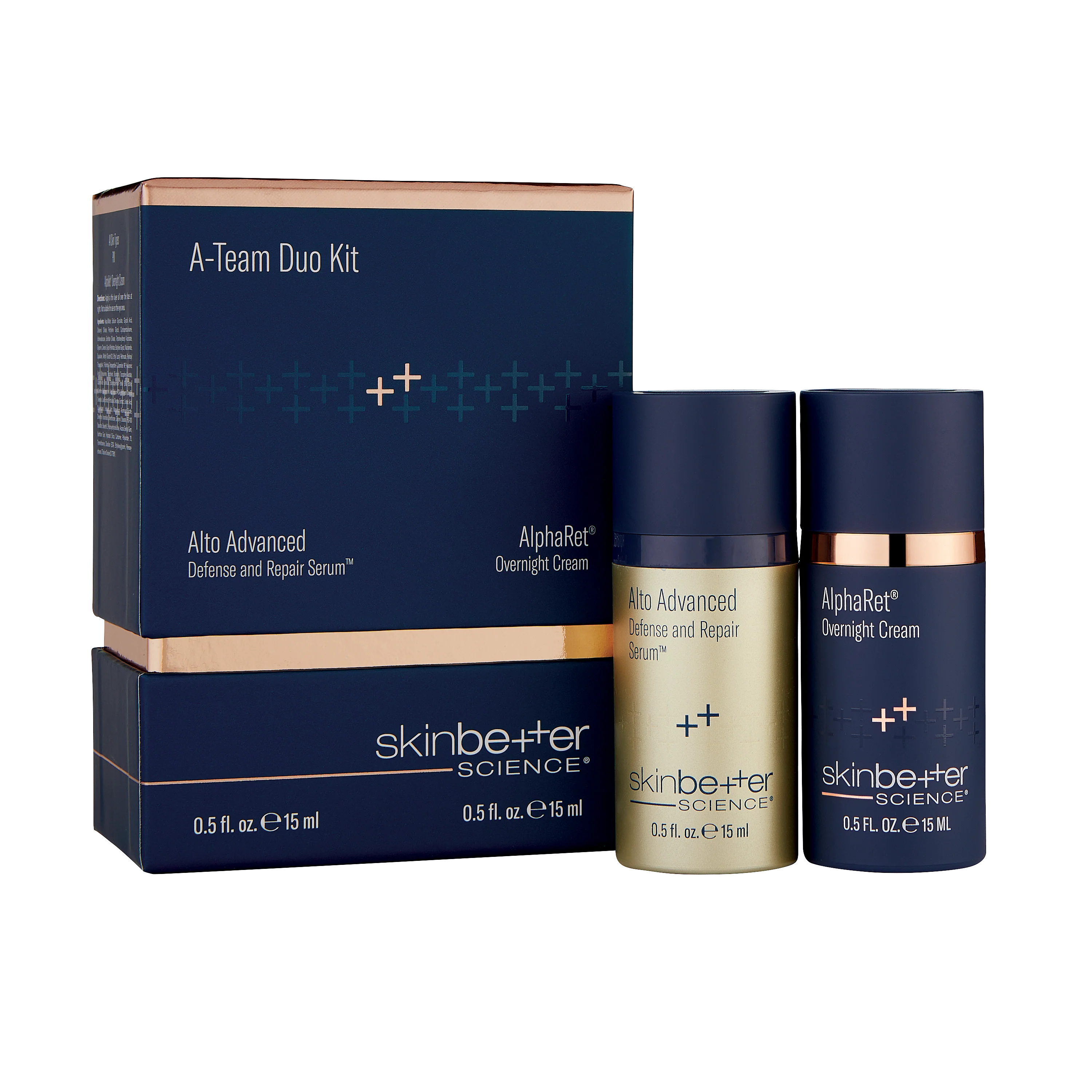 Skinbetter Science | A Team Duo Kit (Alto Advanced Defense and Repair Serum + AlphaRet Overnight Cream)
